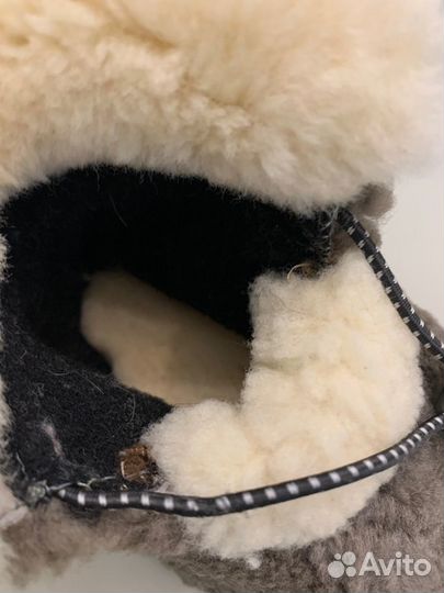 Детские меховые пинетки (натуральный мех)