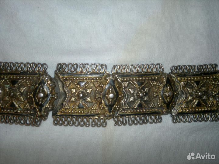 Пояс серебряный