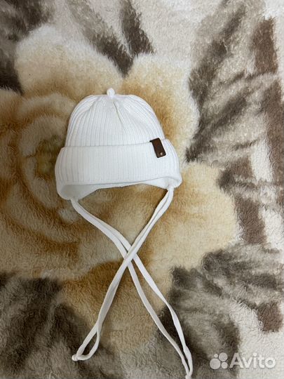 Шапка для новорожденного зима