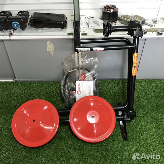 Роторная косилка на мотоблок