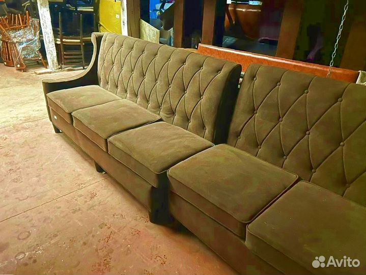 Диван модульный велюр