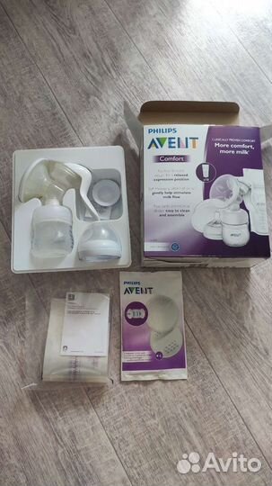 Молокоотсос avent механический