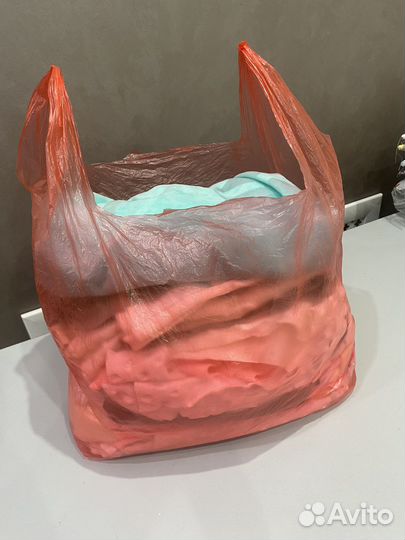 Лоскуты ткани велюр (пакетом)