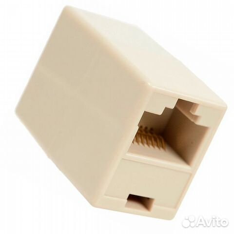 Соединитель интернет кабеля RJ45 - RJ45, 20шт/упак купить в Москве ...