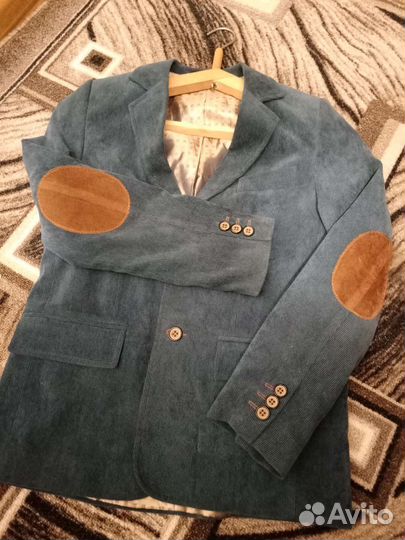 Пиджак микровильвет на р. 140