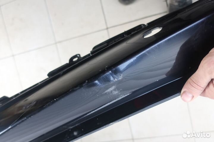 Бампер задний Mitsubishi Pajero Sport 2015)