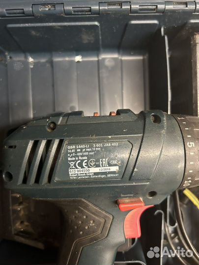 Шуруповерт bosch gsr1440-LI