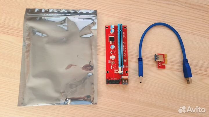 Новый Райзер VER 007s SATA, Кабель USB 30 см