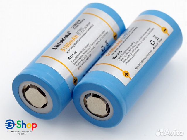 Аккумулятор Liitokala 26650 Li-Ion 5100mAh 20A