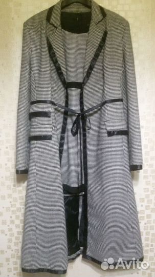 Комплект тренч пальто плащ + платье Италия