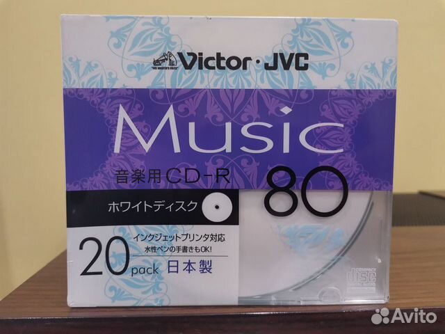 Victor Music CD-R 80 / 20 дисков Сделано в Японии