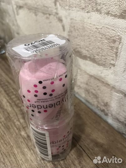 Набор 2шт спонж для макияжа