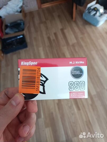 SSD M2 nvme Kingspec 256GB новый