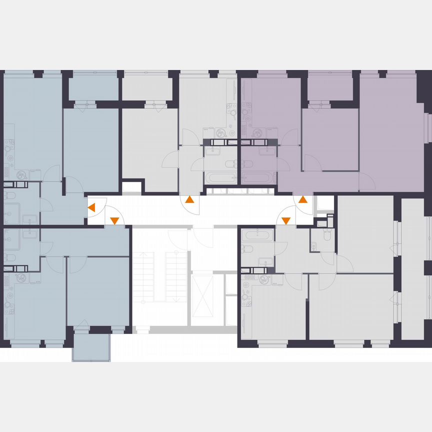 1-к. квартира, 42,1 м², 8/10 эт.