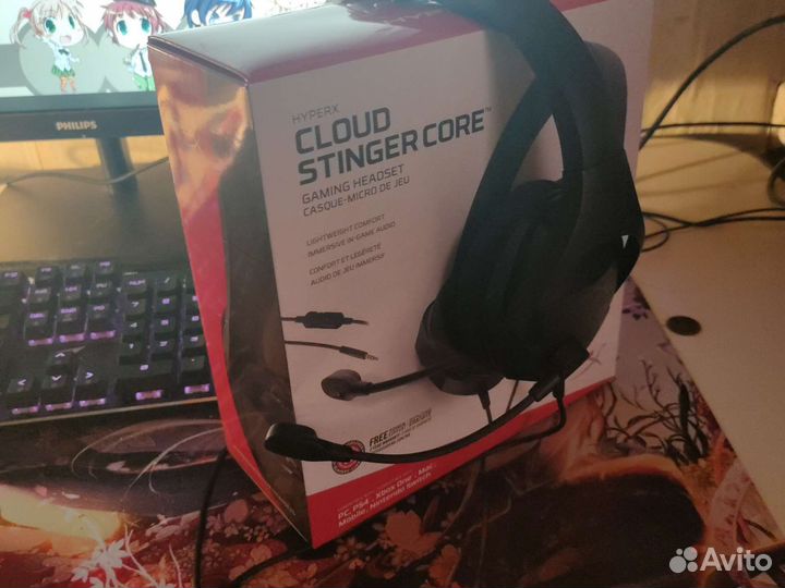 Игровые наушники hyperx cloud stinger core