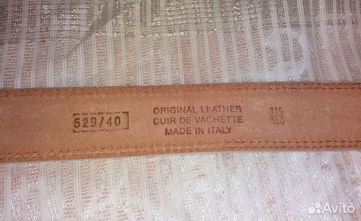 Ремень женский кожаный италия
