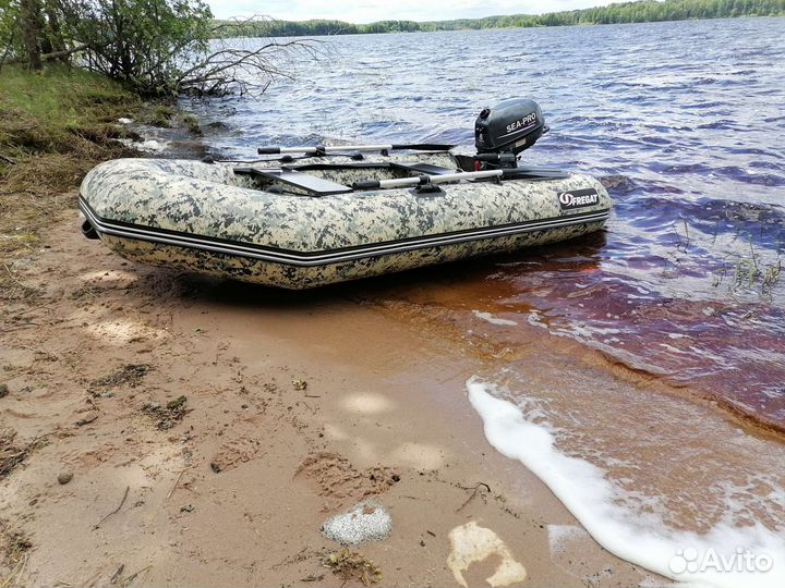 Надувная лодка с мотором