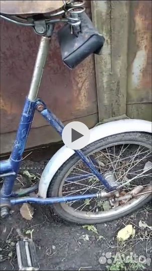 Старый велосипед СССР