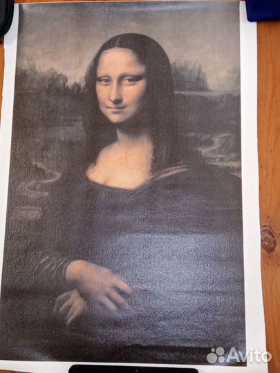 Портрет Джоконды на холсте