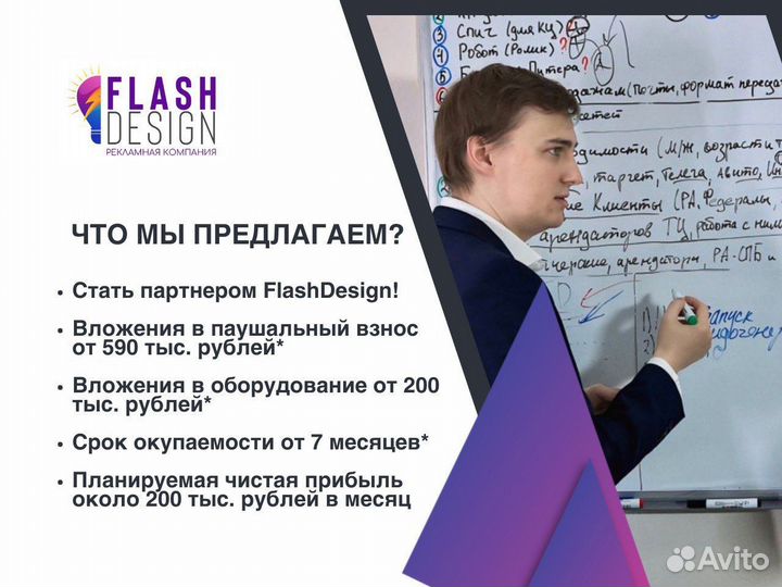 Готовый бизнес рекламное агентство Flash design