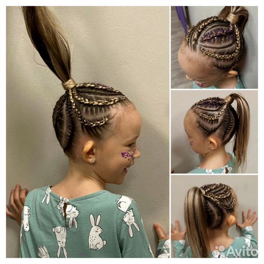 Плетение кос, брейды, хвосты