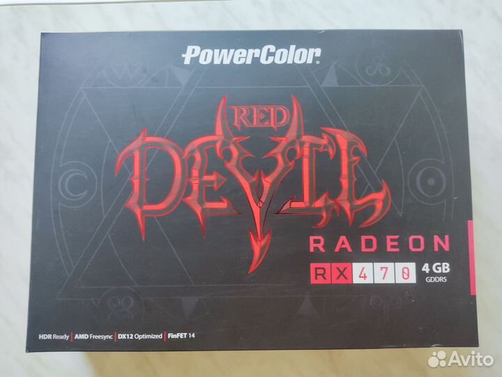 Видеокарта PowerColor RX470 Red Devil 4Gb