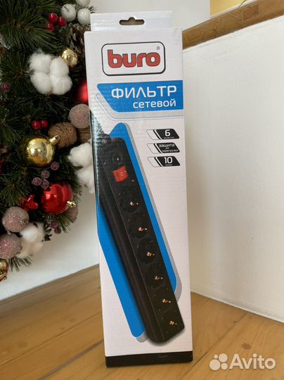 Сетевой фильтр buro 600 SH 3 B