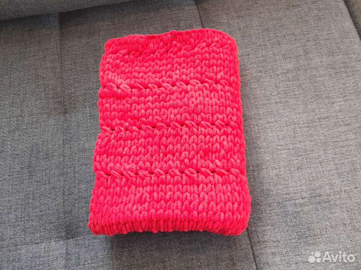 Плед детский вязаный ручная работа