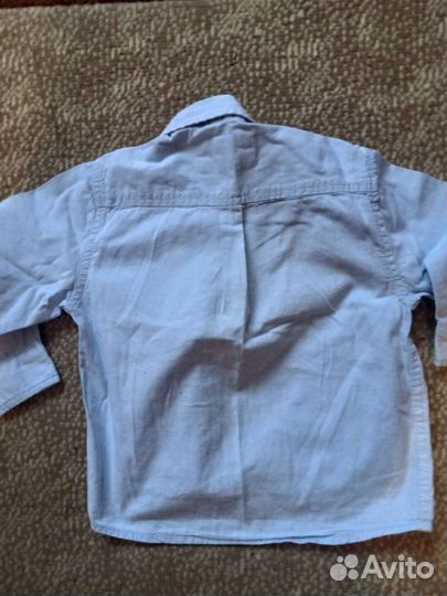 Рубашки детские для мальчиков, 2-3 года на рост 98