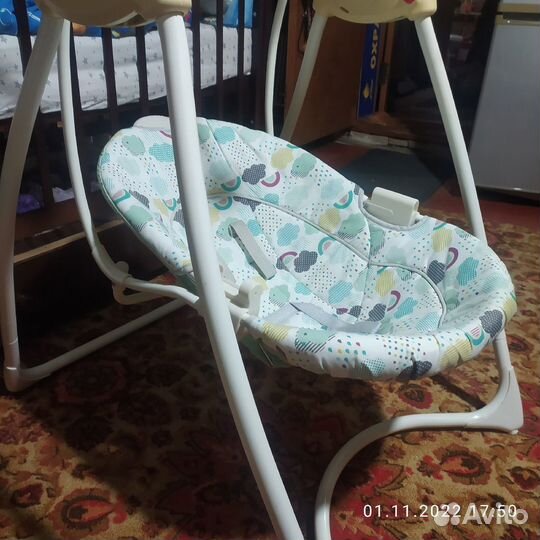 Детская люлька-качель электрическая