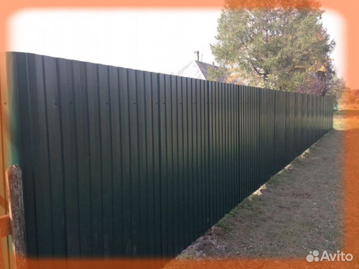 Забор из профнастила