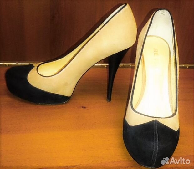 Замшевые туфли