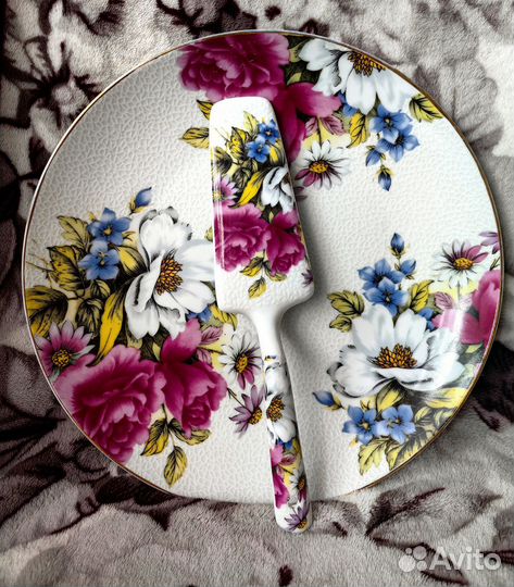 Блюдо для торта с лопаткой