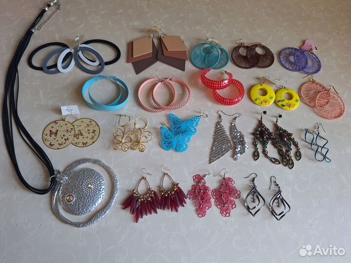 Серьги бижутерия