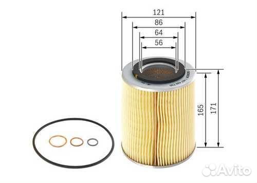 Bosch 1457429735 MB Фильтр масляный С пружинкойCH171.0мм LF3320