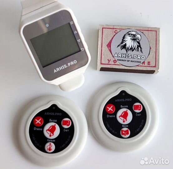 Беспроводная система/кнопка вызова персонала часы