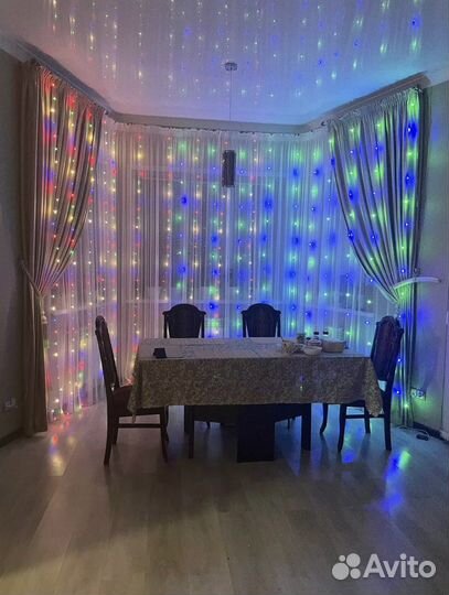 Гирлянда штора 3х3 с пультом