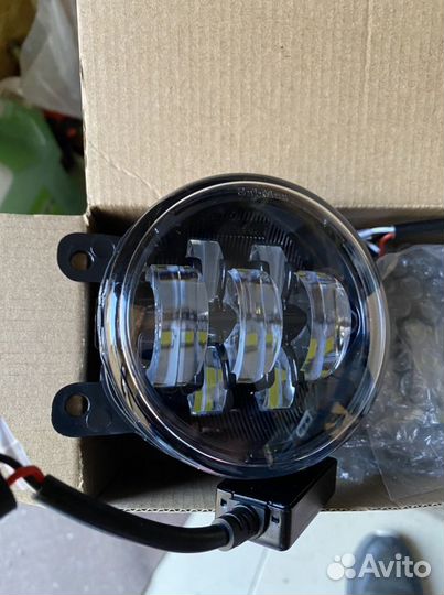 LED птф Sal-man Веста Форд Рено ближний+дальний