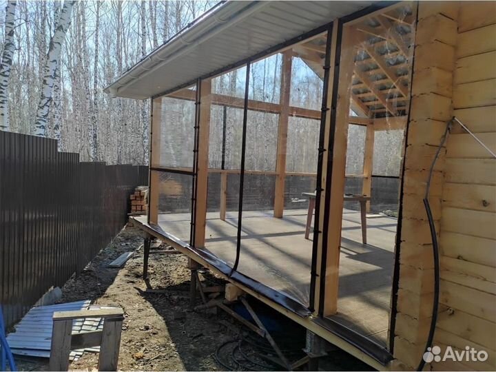 Мягкие окна. Окна для террас. Окна пвх