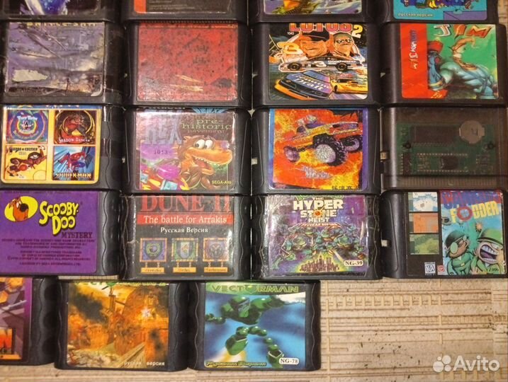 Картриджи sega стародел