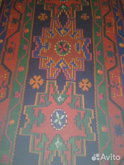 Сумах ковер старинный ручной работы 150 на 300 см