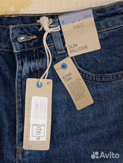 Джинсы Wide Marks & Spencer женские новые
