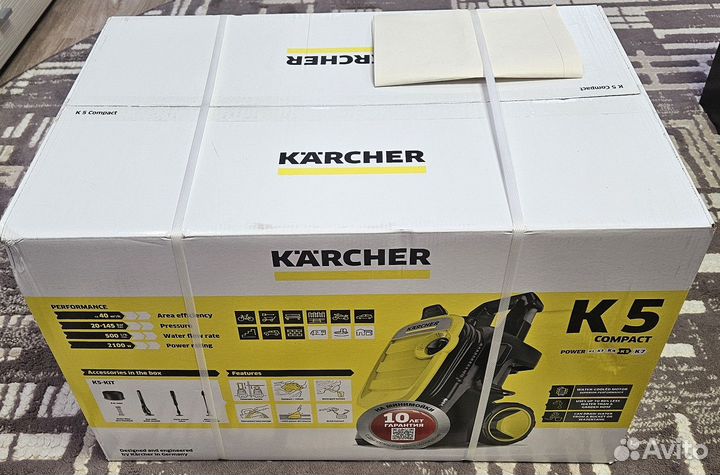 Karcher K 5 Compact 1.630-750.0 2100 Вт, новая
