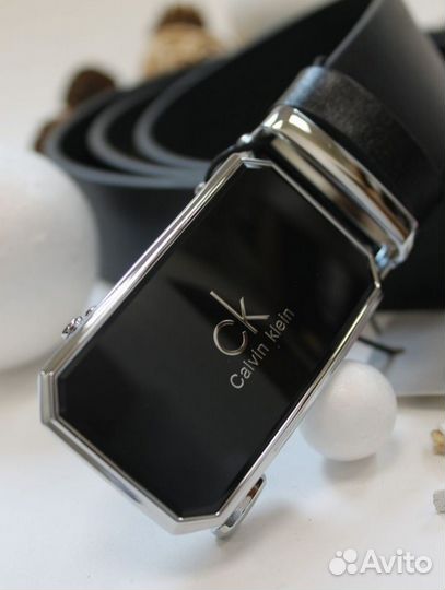 Ремень мужской кожаный Calvin Klein
