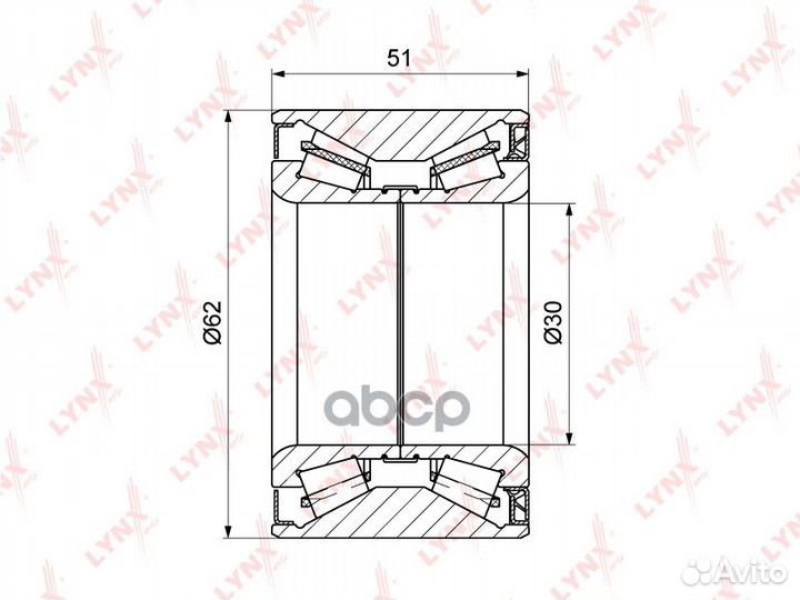 Подшипник ступицы PSA C4/berlingo/308/partner 0