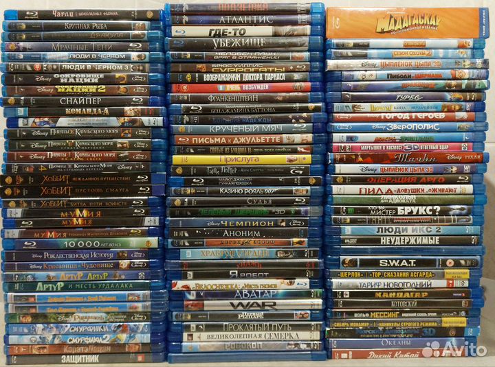 Подборка blu-ray дисков, лицензия