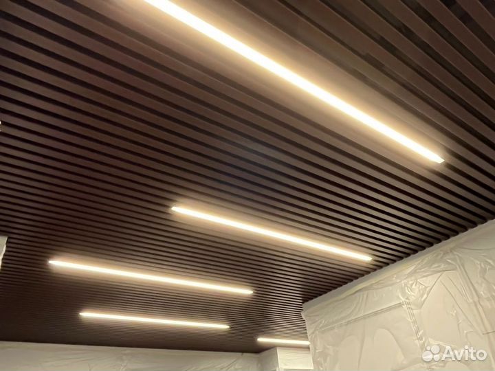 Реечный кубообразный потолок, кубота