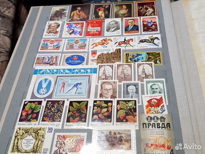 Почтовые марки СССР 1984-1987 год чистые