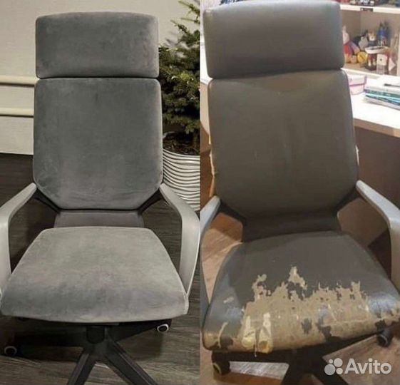 Перетяжка, ремонт мягкой мебели