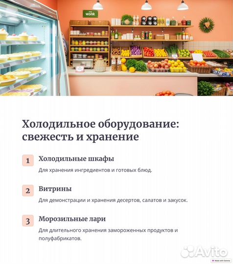 Витрины для мясного магазина